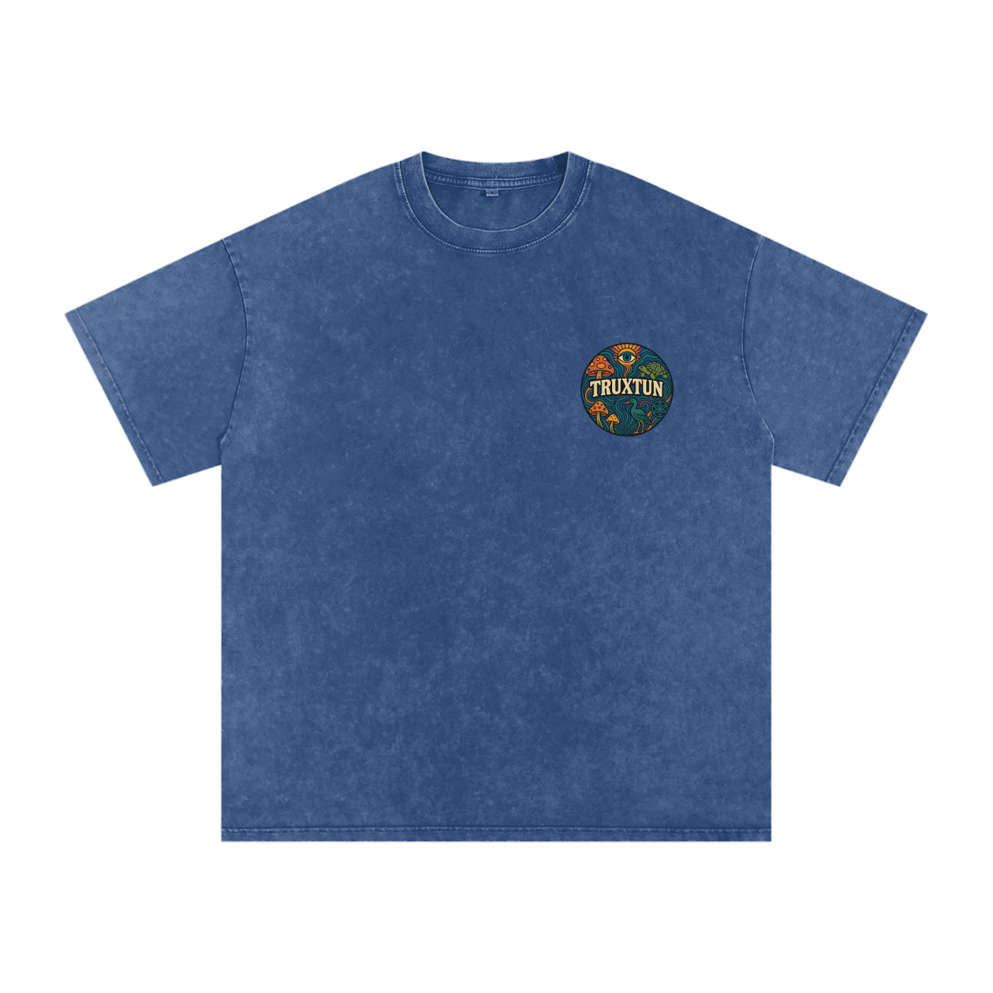 Eye-See-You Acid Wash Oversize T-Shirt
