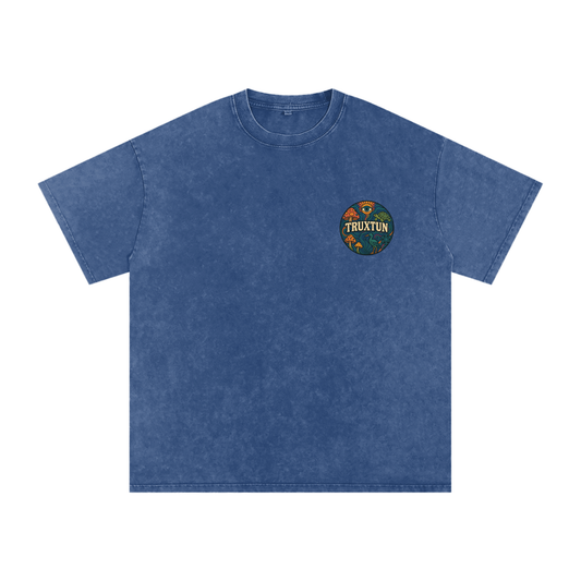 Eye-See-You Acid Wash Oversize T-Shirt